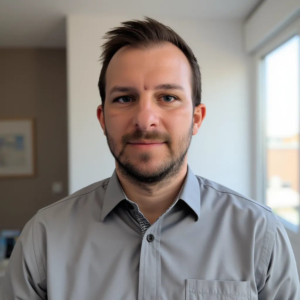 Christoph Piller – freundlich lächelnd (KI-generiert mit Replicate & Flux Lora)
